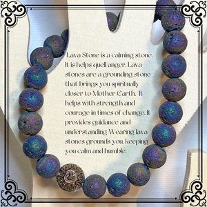 Harness the POWER of the Earth's Core Lava Stone Oil Diffusing bracelet!